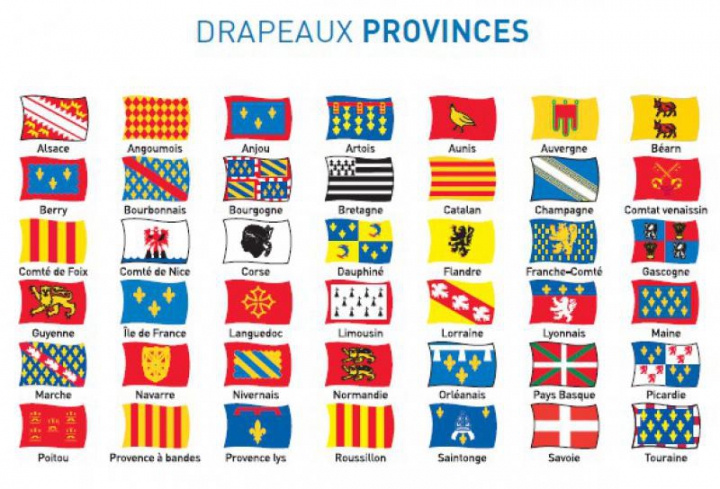 Drapeaux provinciaux 2018